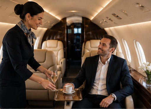 Service premium à bord Cessna Citation III Atlantic Jet Fly