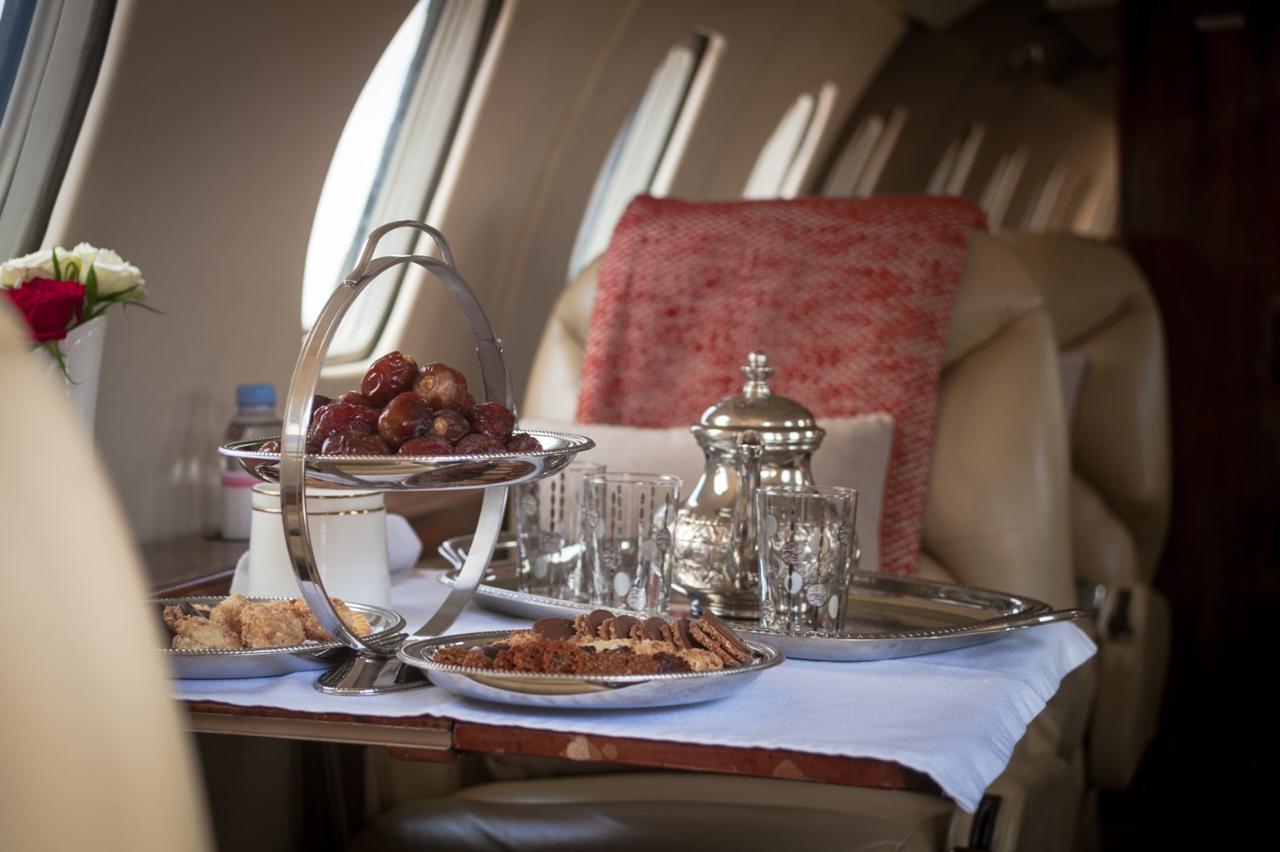 Douceurs marocaines service à bord Atlantic Jet Fly